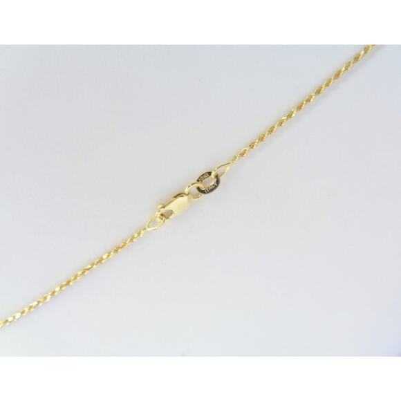 Solid Gold Rope Chain, High Quality 10K Yellow Gold Chain, Stamped 10K ITALY - Picture 2 of 6